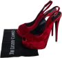 Giuseppe Zanotti Pre-owned Velvet sandals Red Dames - Thumbnail 7