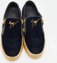 Giuseppe Zanotti Pre-owned Velvet sneakers Blue Dames - Thumbnail 3