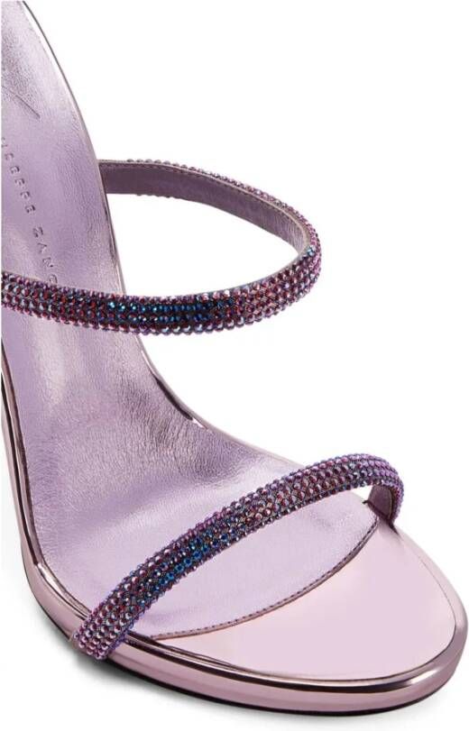 giuseppe zanotti Roze Harmony Strass Sandalen Pink Dames