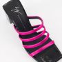Giuseppe zanotti Roze Leren Muiltjes met Vierkante Open Neus Pink Dames - Thumbnail 7