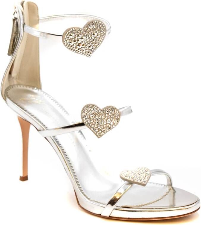 giuseppe zanotti Sandalen met hoge hakken Grijs Dames