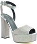 Giuseppe zanotti Hoge hak leren sandalen Gray Dames - Thumbnail 2