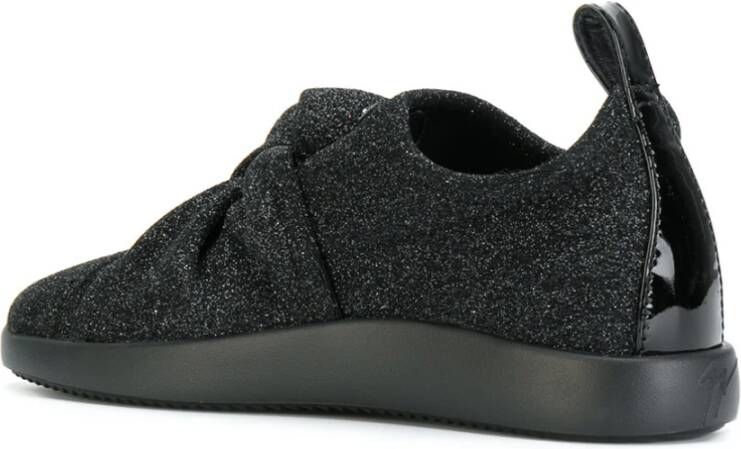 giuseppe zanotti Zwarte Sneaker Schoenen voor Mannen Black Dames