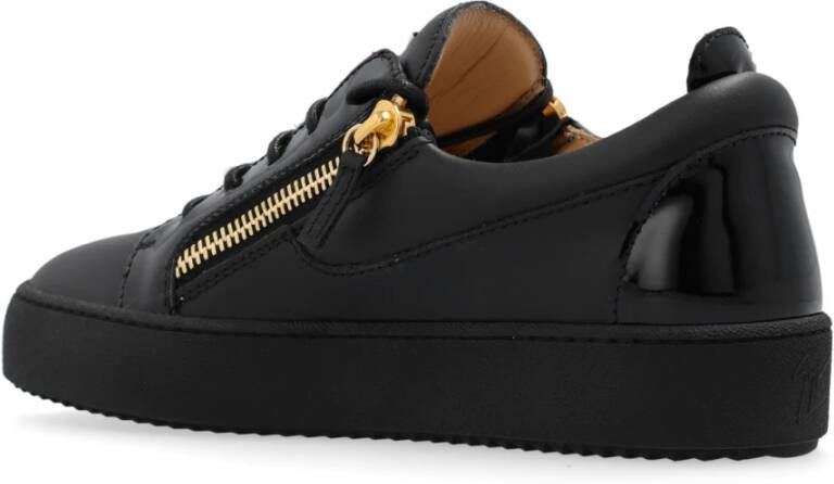 giuseppe zanotti Sneakers met logo Black Dames
