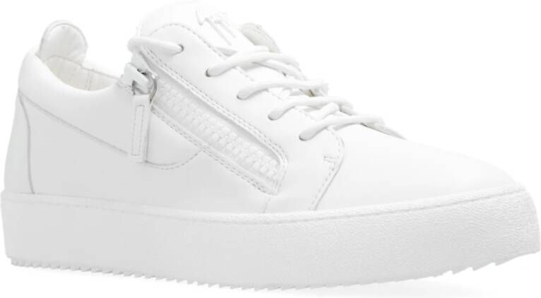 giuseppe zanotti Sneakers met logo White Dames