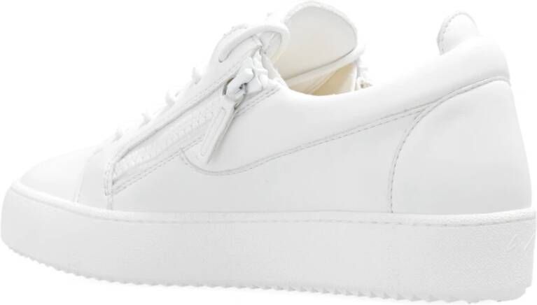 giuseppe zanotti Sneakers met logo White Dames