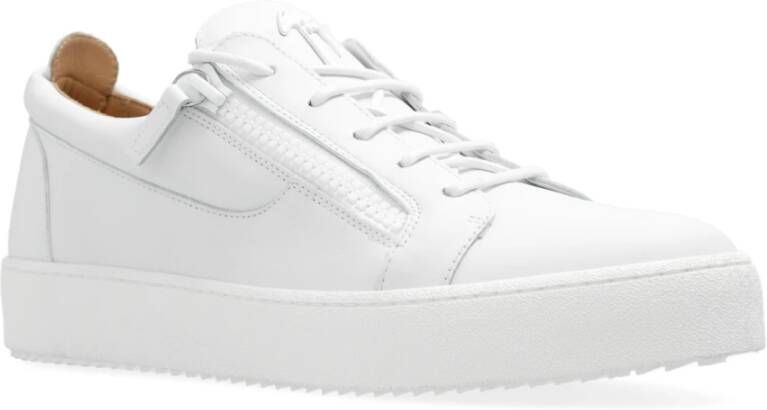 giuseppe zanotti Sneakers met logo White Heren