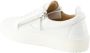 Giuseppe zanotti Vetersneakers met Metallic Logo White Dames - Thumbnail 7
