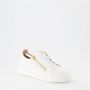 Giuseppe zanotti Gail Leren Sneakers White Dames - Thumbnail 2