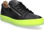 Giuseppe zanotti Lage Sneakers met Zijrits Black Heren - Thumbnail 7