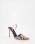 Giuseppe zanotti Sprankelende puntige slip-on hakken Beige Dames - Thumbnail 2