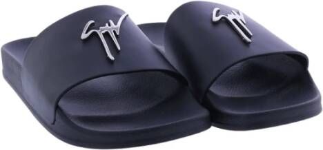 giuseppe zanotti Stijlvolle Heren Slipper Black Heren