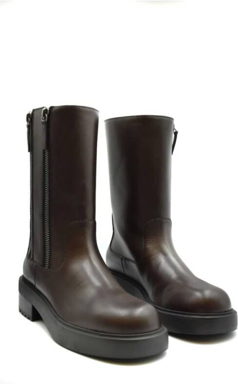 Giuseppe Zanotti Stijlvolle Leren Laarzen voor Mannen