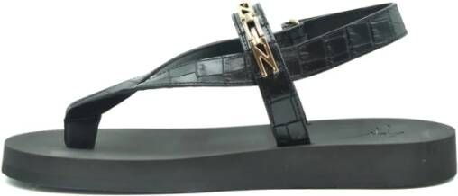 Giuseppe Zanotti Stijlvolle Platte Sandalen