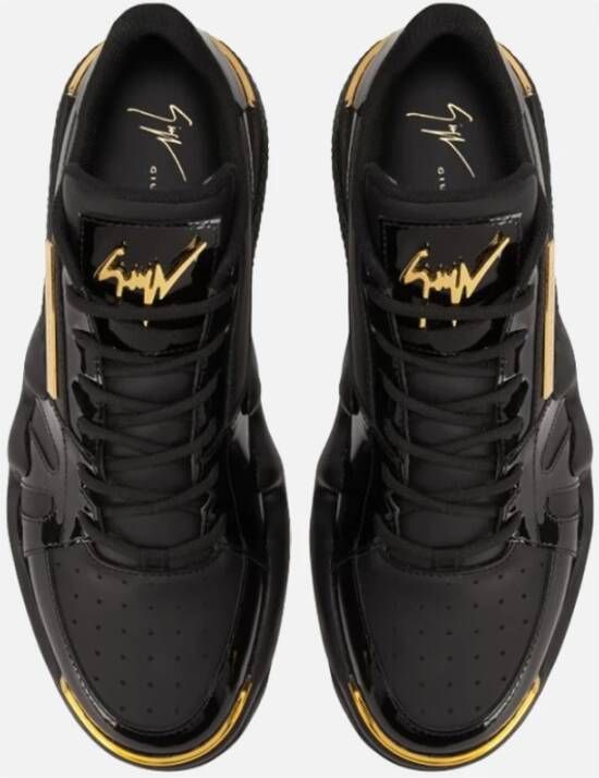 giuseppe zanotti Stijlvolle Sneakers voor Mannen Black Heren