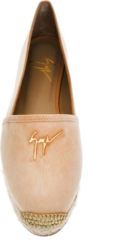 giuseppe zanotti Neutrale Logoball Sneakers Beige Dames