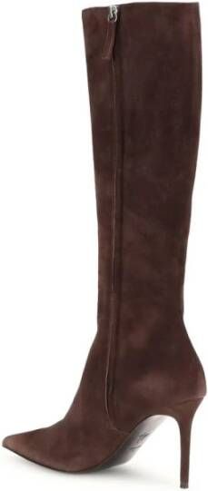 Giuseppe Zanotti Suede Stiletto Laarzen met Amandel Teen