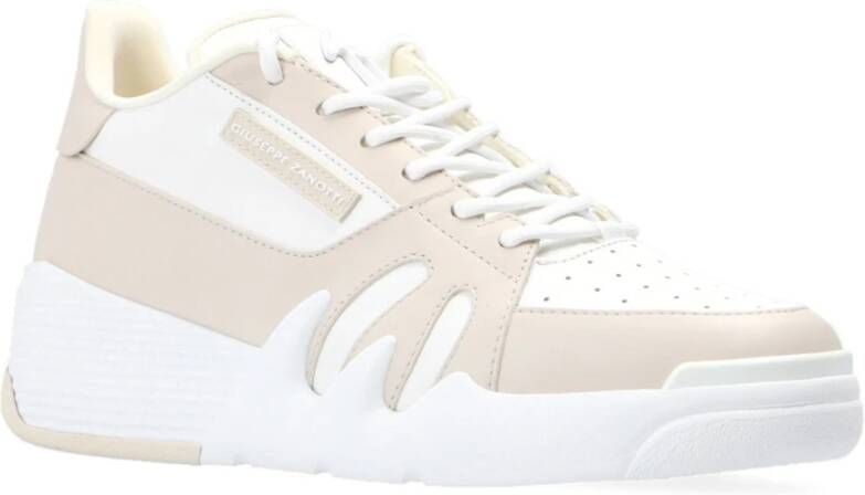 giuseppe zanotti Talon Leren Sneakers White Dames