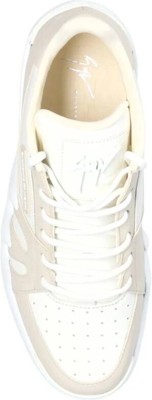 giuseppe zanotti Talon Leren Sneakers White Dames