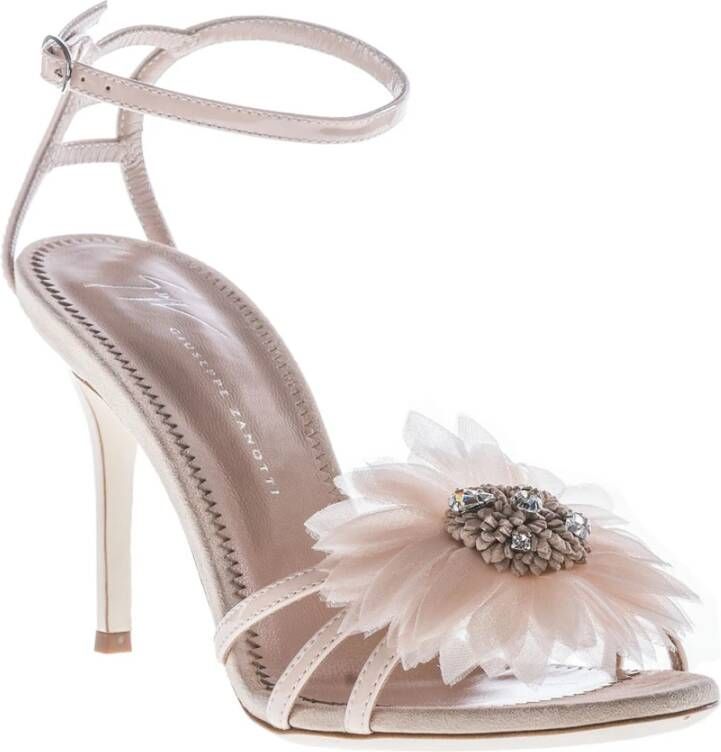 giuseppe zanotti Roze & Paarse Gardenia Bloem Schoenen Pink Dames