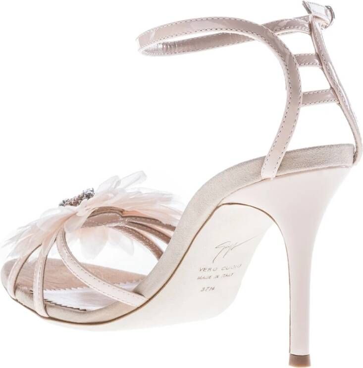 giuseppe zanotti Roze & Paarse Gardenia Bloem Schoenen Pink Dames