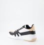 Giuseppe zanotti Vetersluiting Leren Sneakers Wit Oranje Zwart Multicolor Dames - Thumbnail 3