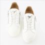 Giuseppe zanotti Vetersneakers met Metallic Logo White Dames - Thumbnail 3