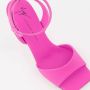 Giuseppe zanotti Verstelbare Enkelband Leren Sandalen Pink Dames - Thumbnail 3