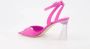 Giuseppe zanotti Verstelbare Enkelband Leren Sandalen Pink Dames - Thumbnail 4