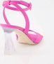 Giuseppe zanotti Verstelbare Enkelband Leren Sandalen Pink Dames - Thumbnail 5