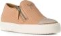 Giuseppe zanotti Leren Logo Loafers Beige Dames - Thumbnail 2