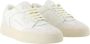 Giuseppe Zanotti Witte Leren Sneakers Glad Lamsvel - Thumbnail 2
