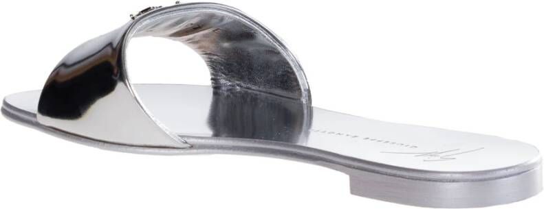 giuseppe zanotti Zilver Logoball stijlvolle accessoire Gray Dames