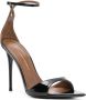 Giuseppe Zanotti Zwarte Leren Stiletto Sandalen met Gesp - Thumbnail 2