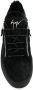 Giuseppe zanotti Zwarte Leren Trainers Elegante Platte Black Heren - Thumbnail 4
