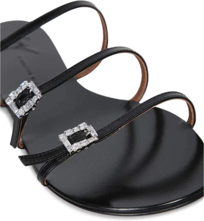 Giuseppe Zanotti Zwarte sandalen voor dames zomerstijl