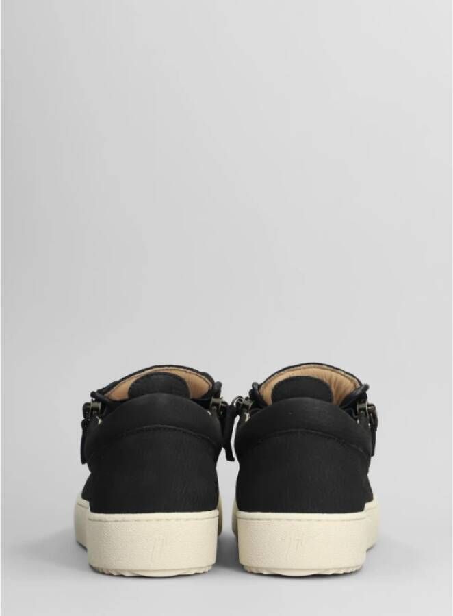 Giuseppe Zanotti Zwarte Sneakers Frankie