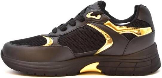 Giuseppe Zanotti Zwarte Veterslip-On Sneakers