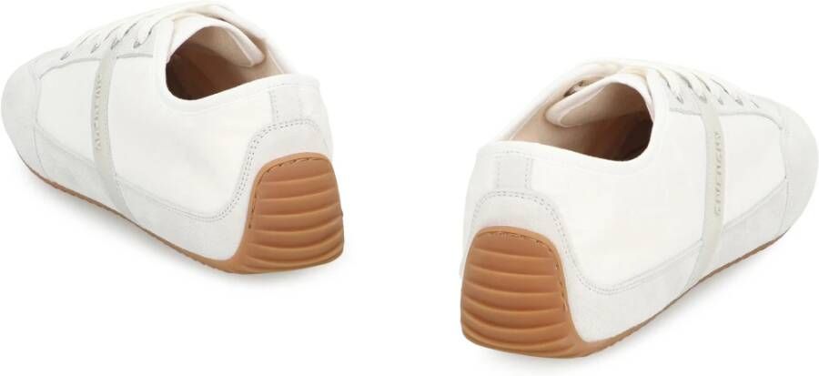 Givenchy Almond Toe Nylon Suede Sneakers