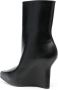 Givenchy Zwarte Leren Enkellaarzen Elegante Stijl Black Dames - Thumbnail 8