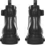 Givenchy Zwarte Leren Enkellaarzen met Metalen Gesp Black Dames - Thumbnail 4