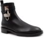 Givenchy Lock Flat Boots Grootte: 37 bestseller: 40 Zwart Dames - Thumbnail 3