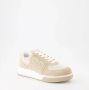 Givenchy Bicolor Leren en Suède Sneakers Beige Dames - Thumbnail 4