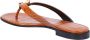 Givenchy Bruine Krokodillenprint Leren Sandalen - Thumbnail 2