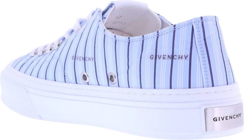 Givenchy Stads Lage Sneaker Blauw Heren