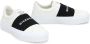 Givenchy Leren Sneakers Zwart Wit Logo Rubber White Dames - Thumbnail 13