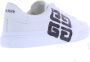 Givenchy Witte kalfsleren City Sport Graffiti Effect Sneakers White Heren - Thumbnail 6