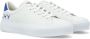 Givenchy City Sport Wit Blauw Leren Sneakers White Heren - Thumbnail 2