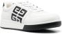 Givenchy Contrasterende-Logo Leren Sneakers White Heren - Thumbnail 2