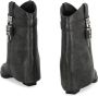 Givenchy Cow Leren Enkellaarzen met Hangslot - Thumbnail 2